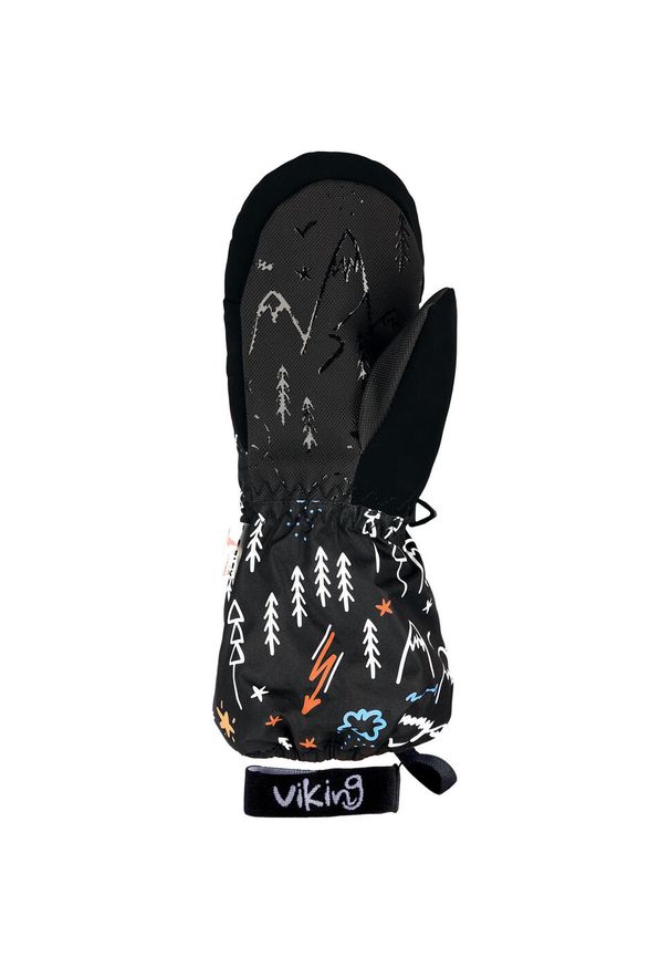 Rękawice Viking Snoppy Kids. Kolor: czarny. Technologia: Primaloft. Sport: narciarstwo