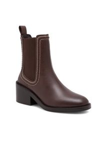 Gino Rossi Botki ALBA-110382 Brązowy. Kolor: brązowy. Materiał: skóra #3