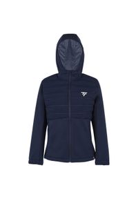 TECNIFIBRE - Damska kurtka puchowa Tecnifibre Bombshell Pro. Kolor: niebieski. Materiał: puch. Styl: sportowy #1