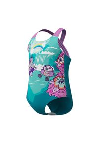 Strój kąpielowy jednoczęściowyna basen dla dziewczynek Speedo Learn To Swim. Kolor: niebieski