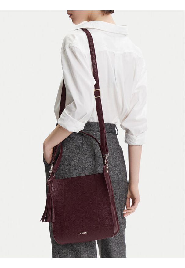 Lasocki Torebka LSK-K-029-06 Bordowy. Kolor: czerwony