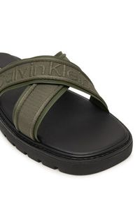 Calvin Klein Klapki Sq Molded Sandal Xcross Wb HM0HM02101 Zielony. Kolor: zielony. Materiał: materiał #3