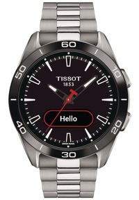 Zegarek TISSOT T-Touch Connect Sport T153.420.44.051.00. Rodzaj zegarka: cyfrowe. Materiał: materiał. Styl: sportowy