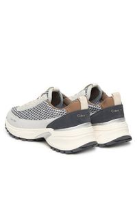 Calvin Klein Sneakersy Hike Runner Lace Up Techmix YW0YW02030 Beżowy. Kolor: beżowy. Materiał: skóra #3