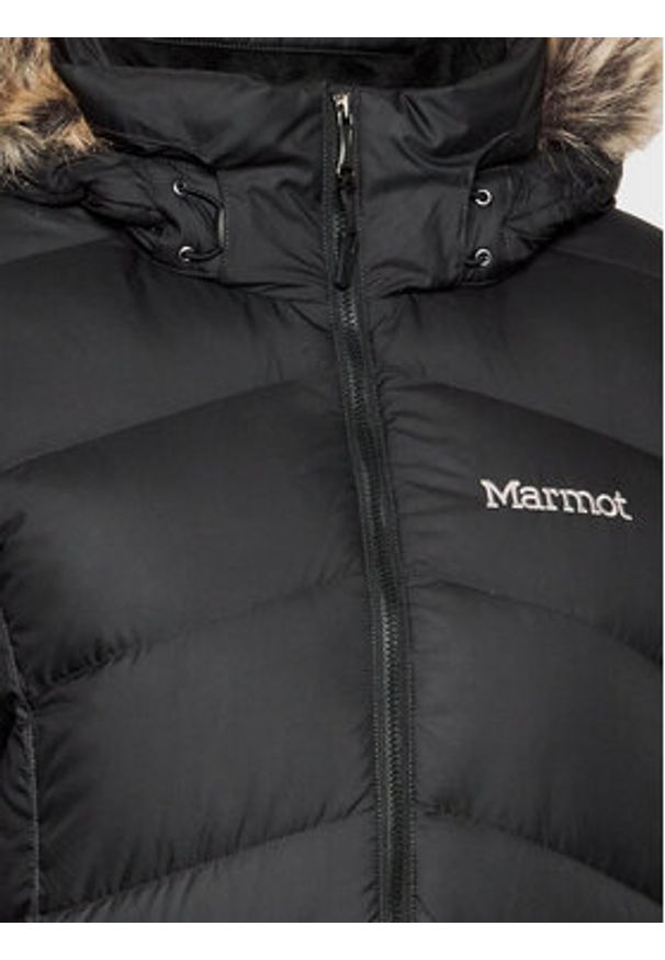 Marmot Kurtka puchowa 78570 Czarny Regular Fit. Kolor: czarny. Materiał: syntetyk