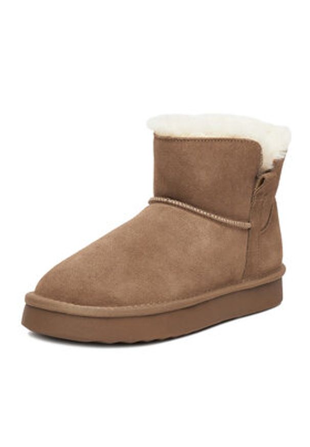 Lasocki Śniegowce CEO-HJF241211-5 Brązowy. Kolor: brązowy. Materiał: zamsz, skóra