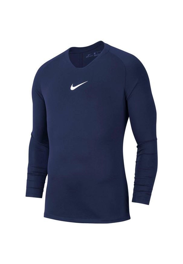 Nike - Koszulka Typu Base Layer Park DriFIT Dla Dorosłych Unisex. Okazja: na co dzień. Kolor: niebieski. Styl: casual