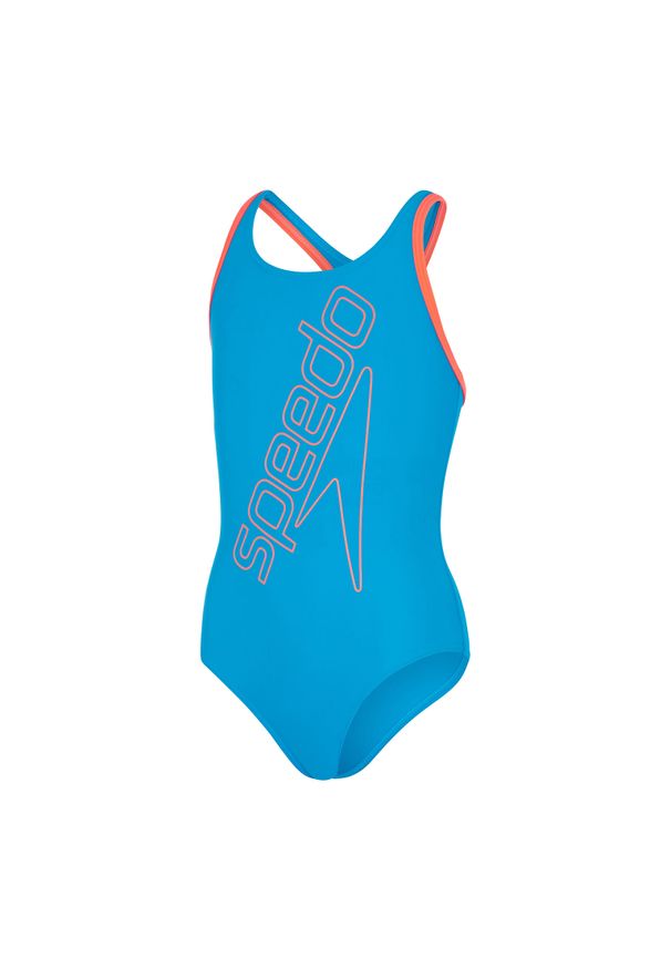 Strój kąpielowy dla dzieci Speedo Boom Star. Kolor: niebieski. Materiał: poliester