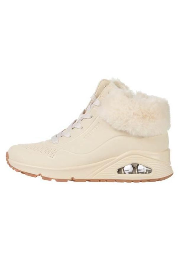 skechers - Buty do chodzenia dla dzieci Skechers Uno fall Air. Zapięcie: sznurówki. Kolor: beżowy. Materiał: syntetyk, materiał. Szerokość cholewki: normalna. Model: Skechers Sport. Sport: turystyka piesza