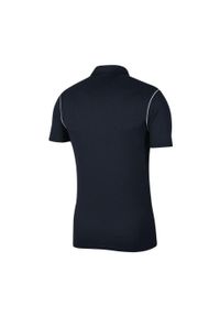 Nike - Koszulka Polo Dla Dzieci Dry Park 20. Typ kołnierza: polo. Kolor: niebieski