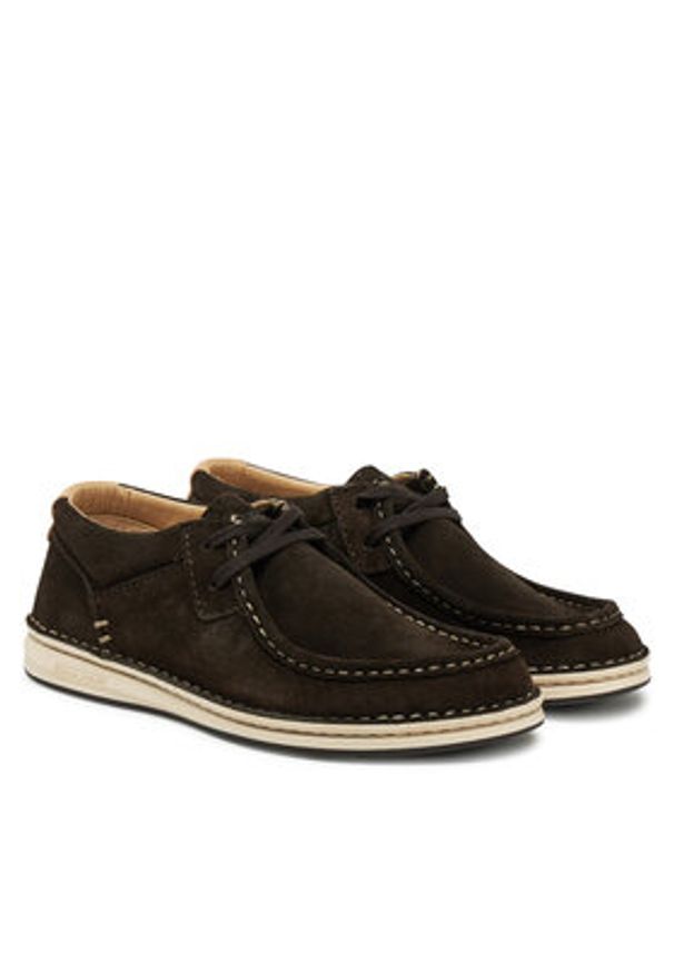 Birkenstock Półbuty Pasadena 1029608 Brązowy. Kolor: brązowy. Materiał: zamsz, skóra
