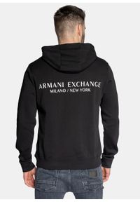 Bluza męska Armani Exchange (8NZM94 ZJKRZ 1200). Okazja: do pracy, na spacer, na co dzień. Kolor: czarny. Styl: casual #2