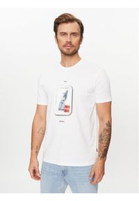 BOSS - Boss T-Shirt Tefragile 50503535 Biały Regular Fit. Kolor: biały. Materiał: bawełna