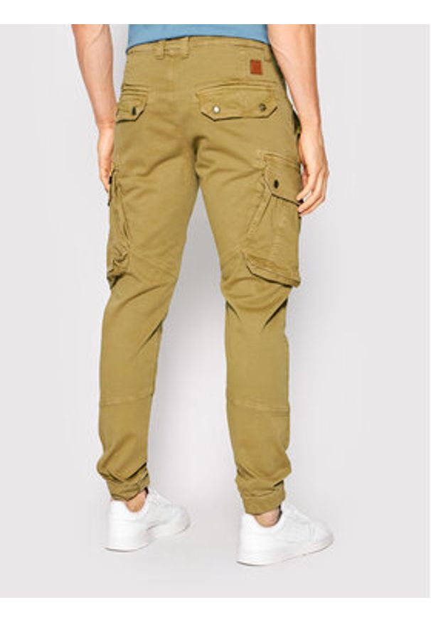 Alpha Industries Spodnie materiałowe Combat 126215 Zielony Slim Fit. Kolor: zielony. Materiał: bawełna