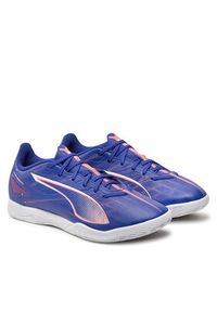 Puma Buty do piłki nożnej Ultra 5 Play It 107907 Niebieski. Kolor: niebieski. Materiał: skóra