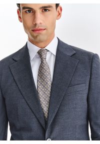 Pako Lorente - PAKO LORENTE - Granatowa marynarka garniturowa. Okazja: na spotkanie biznesowe. Kolor: niebieski. Materiał: wiskoza, poliester, elastan. Styl: biznesowy #5