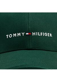 TOMMY HILFIGER - Tommy Hilfiger Czapka z daszkiem Th Skyline Cotton 6 Panel Cap AM0AM12304 Zielony. Kolor: zielony. Materiał: materiał #4