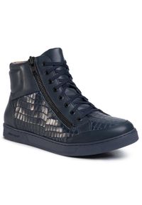 Gino Rossi Sneakersy Dex MTU433-K54-0793-0134-0 Granatowy. Kolor: niebieski. Materiał: skóra