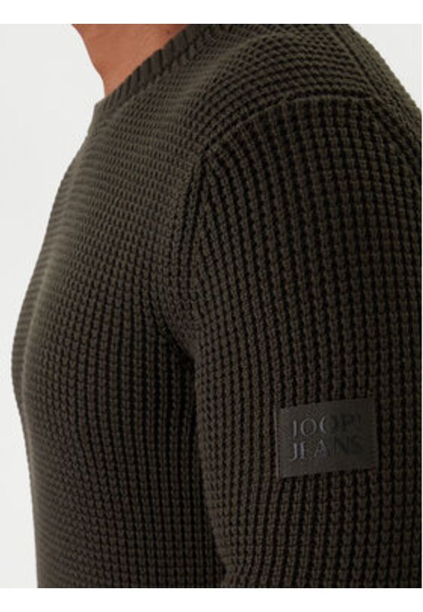 JOOP! Jeans Sweter Harono 30047662 Zielony Modern Fit. Kolor: zielony. Materiał: bawełna