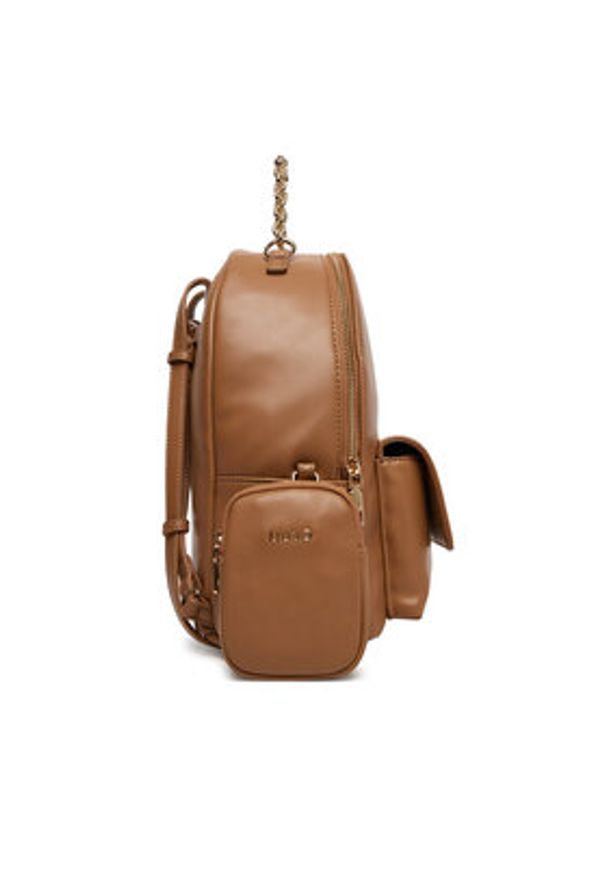 Liu Jo Plecak M Backpack AF5324 E0077 Brązowy. Kolor: brązowy. Materiał: skóra