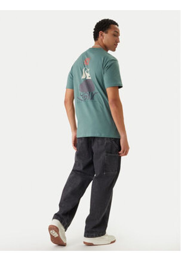 Billabong T-Shirt Totem EBYZT00388 Zielony Regular Fit. Kolor: zielony. Materiał: bawełna