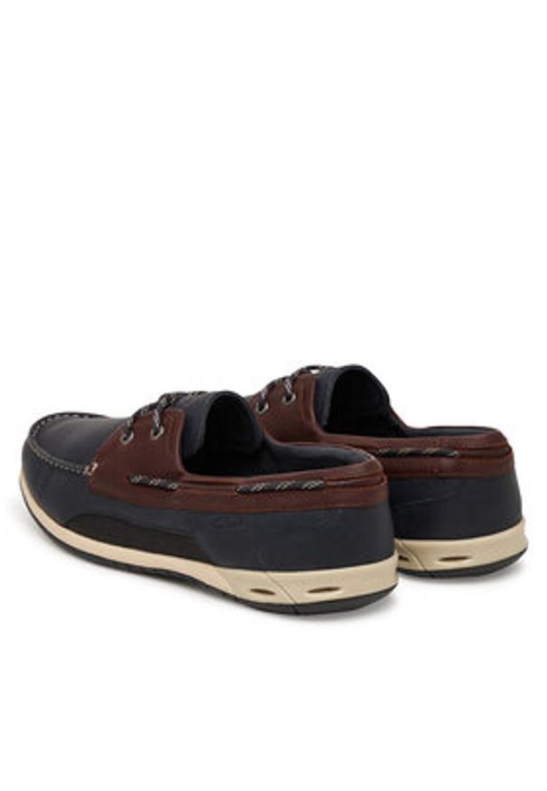 Clarks Półbuty Orson Sail 26186198 Granatowy. Kolor: niebieski. Materiał: skóra