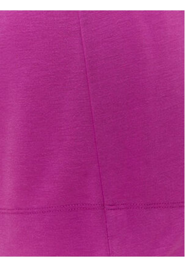 Emporio Armani Sukienka codzienna EW000618 AF12187 UA227 Różowy Loose Fit. Okazja: na co dzień. Kolor: różowy. Materiał: wiskoza. Typ sukienki: proste. Styl: casual