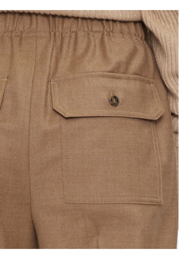 Weekend Max Mara Spodnie materiałowe Hateley 2425136052 Beżowy Regular Fit. Kolor: beżowy. Materiał: wełna