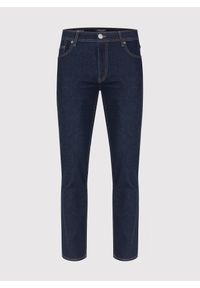 Pako Lorente - PAKO LORENTE – Granatowe spodnie męskie jeans. Okazja: na co dzień. Kolor: niebieski. Materiał: jeans. Styl: klasyczny, casual #6