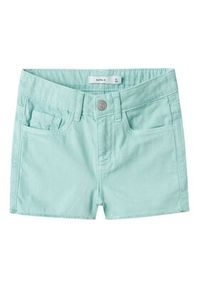 Name it - NAME IT Szorty jeansowe Rose 13239003 Niebieski Mom Fit. Kolor: niebieski. Materiał: bawełna #4