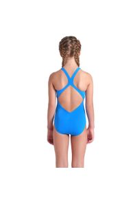 Arena - Strój Kąpielowy Dziewczęcy Multi Colours Swimsuit V Back. Kolor: niebieski
