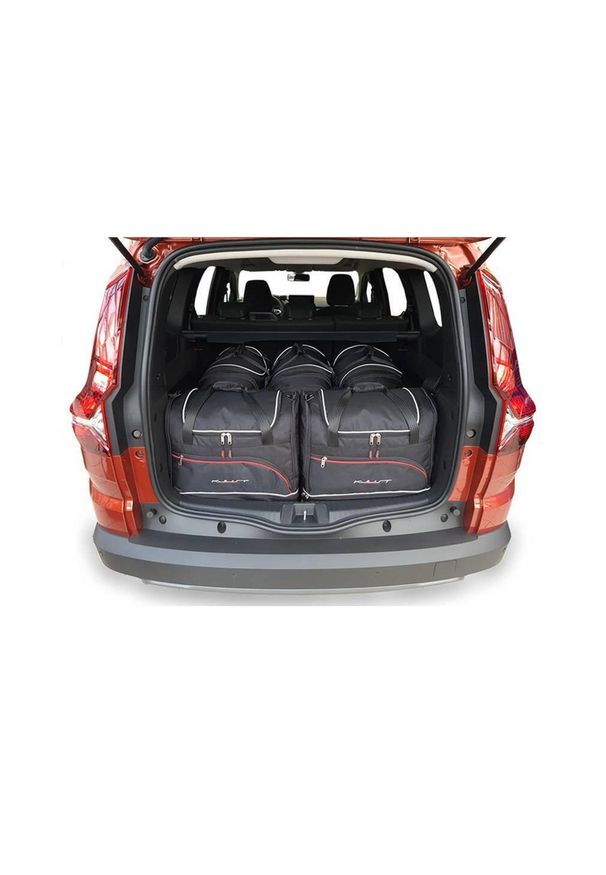 KJUST - Torby Do Bagażnika Dacia Jogger 2022+ 5Szt Kjust. Kolor: czarny. Styl: sportowy