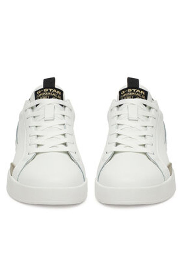 G-Star RAW - G-Star Raw Sneakersy V5-10501L Biały. Kolor: biały. Materiał: skóra