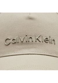 Calvin Klein Czapka z daszkiem K50K511987 Beżowy. Kolor: beżowy. Materiał: materiał #3