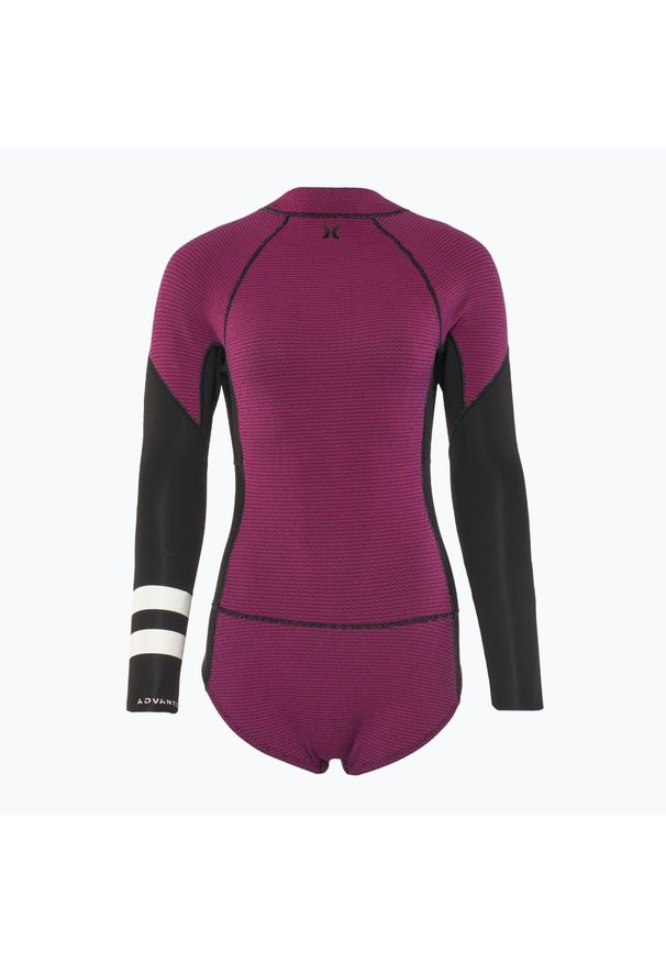 Pianka do pływania damska Hurley Advant Texture 2/2 mm Springsuit. Kolor: różowy