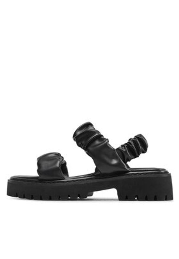 Jenny Fairy Sandały WS2080-01 Czarny. Kolor: czarny. Materiał: skóra