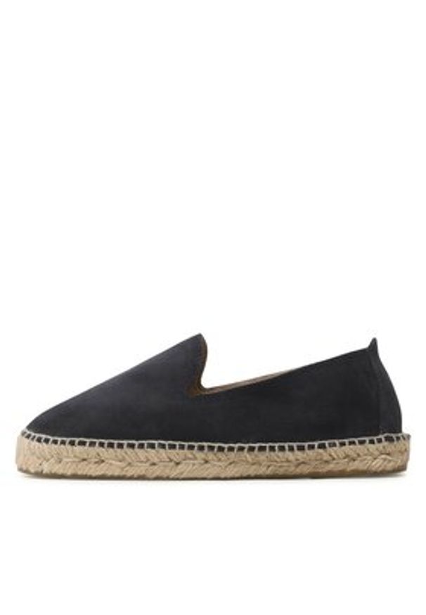 Manebi Espadryle Flat Espadrilles K 1.5 C0 K 1.5 Granatowy. Kolor: niebieski. Materiał: zamsz, skóra