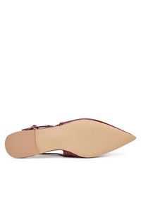 Steve Madden Baleriny Cianna SM11003709 Bordowy. Kolor: czerwony. Materiał: skóra #4