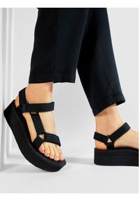Teva Sandały Flatform Universal 1008844 Czarny. Kolor: czarny. Materiał: materiał #1
