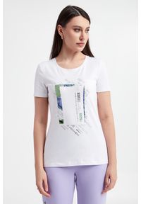 Sportalm - T-shirt damski Toulouse SPORTALM. Materiał: bawełna. Wzór: nadruk