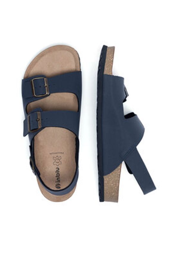 Inblu Sandały NU000013 004 Granatowy. Kolor: niebieski. Materiał: syntetyk