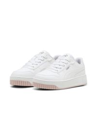 Puma - Dziecięce sneakersy Carina Street Holo 2.0 PUMA White Mauve Mist Pink. Kolor: różowy, biały, wielokolorowy. Sport: bieganie, koszykówka