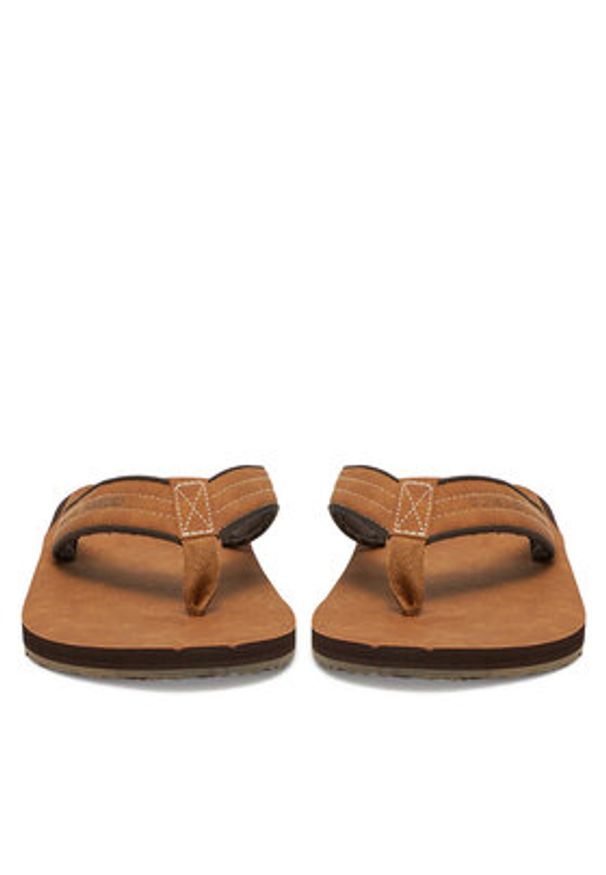 Quiksilver Japonki 808416 Brązowy. Kolor: brązowy. Materiał: materiał, syntetyk
