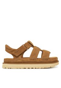 Ugg Sandały W Goldenstar Strap 1137890 Brązowy. Kolor: brązowy. Materiał: zamsz, skóra