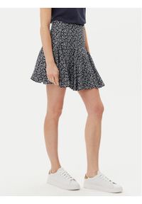 Pepe Jeans Spódnica trapezowa Cassandra PL901196 Granatowy Regular Fit. Kolor: niebieski. Materiał: bawełna