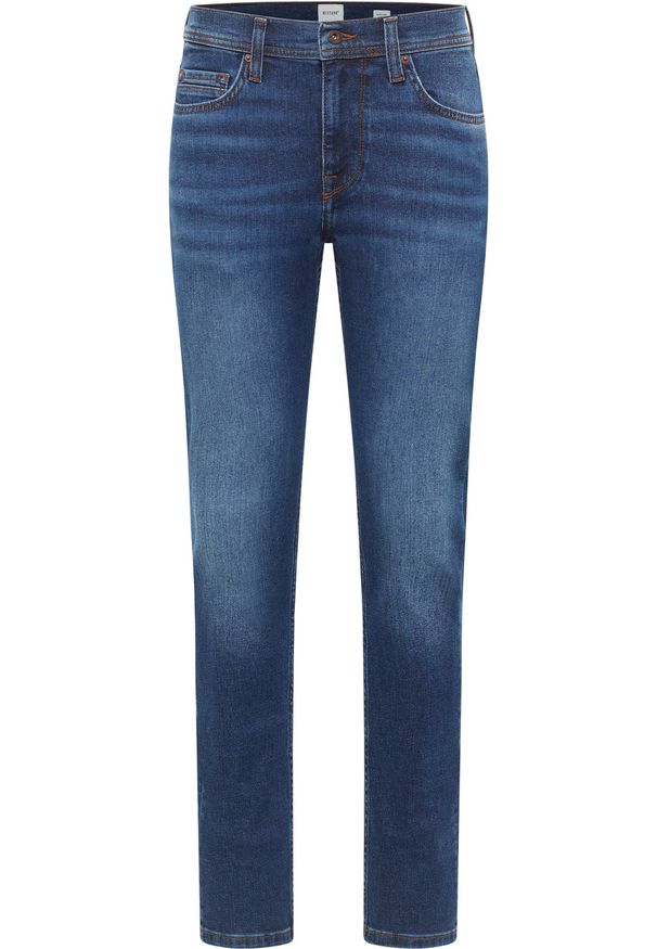 Męskie Spodnie Jeansowe Mustang Style Vegas Slim Denim Blue 1017422 5000 883