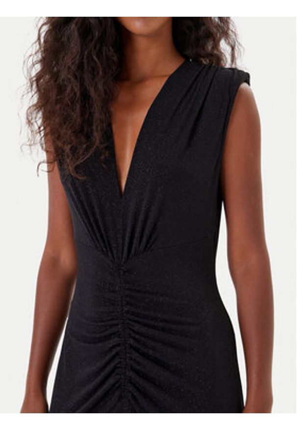 Rinascimento Sukienka koktajlowa CFC0126181003 Czarny Slim Fit. Kolor: czarny. Materiał: syntetyk. Styl: wizytowy