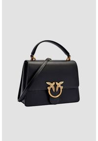 Pinko - PINKO Czarna kopertówka Love One Top Handle Mini Light. Kolor: czarny. Styl: casual, klasyczny, elegancki #6