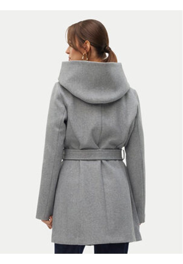 Vero Moda Płaszcz przejściowy Popliva 10310779 Szary Regular Fit. Kolor: szary. Materiał: syntetyk