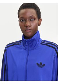Adidas - adidas Bluza adicolor Classic Firebird JX6462 Niebieski Loose Fit. Kolor: niebieski. Materiał: syntetyk
